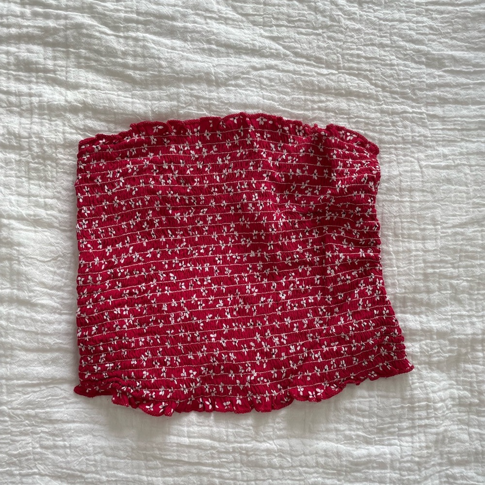 Seersucker Tube Top